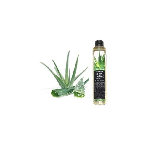 Huile massage aloe vera
