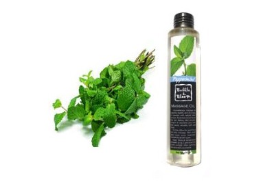 Huile massage menthe poivrée 150ml